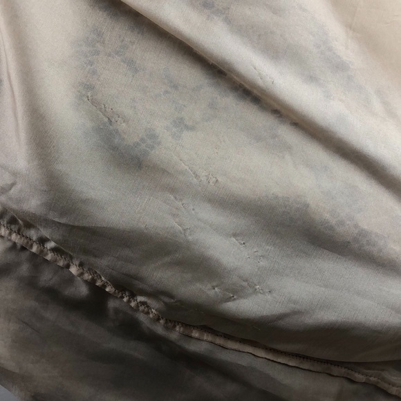 Prada Golden Nude Lace Overlay Skirt Sz 6 - Picture 12 of 12